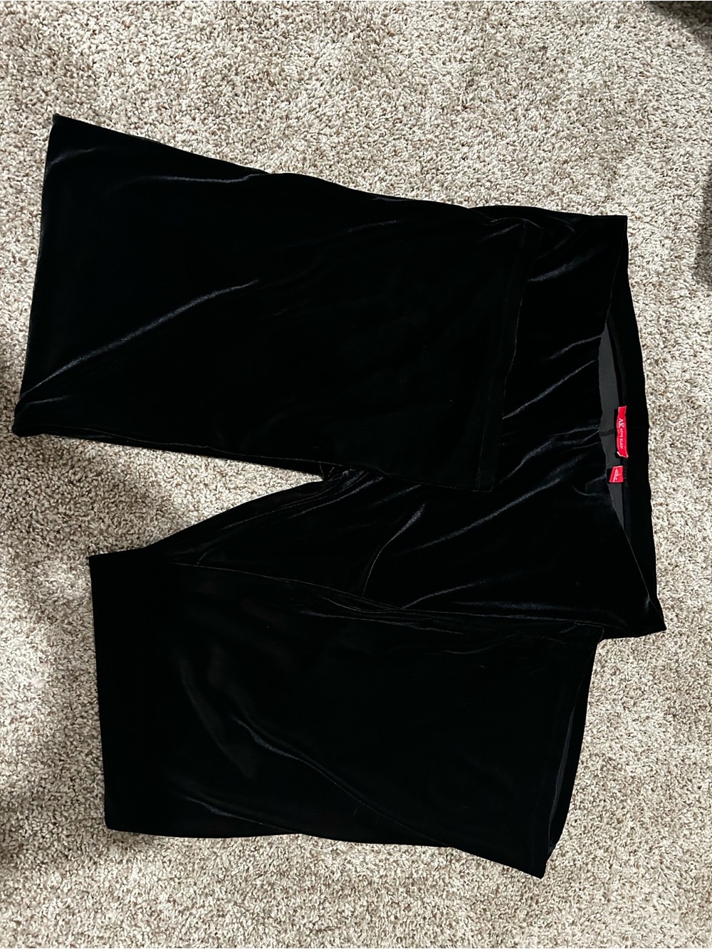 Black Velvet Pants Anne Klein Size Large Vintage